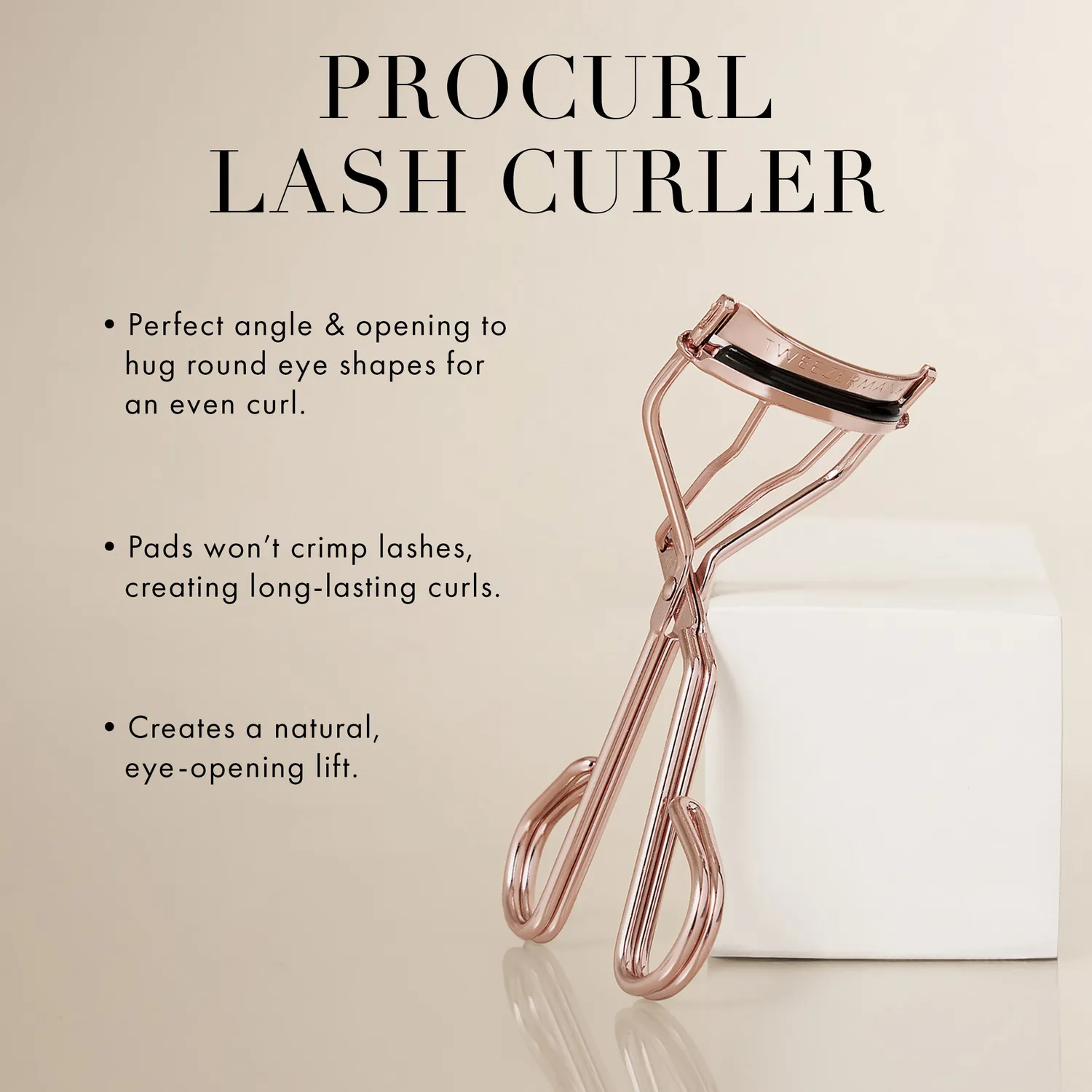 Tweezerman Procurl Lash Curler ögonfransböjare rund
