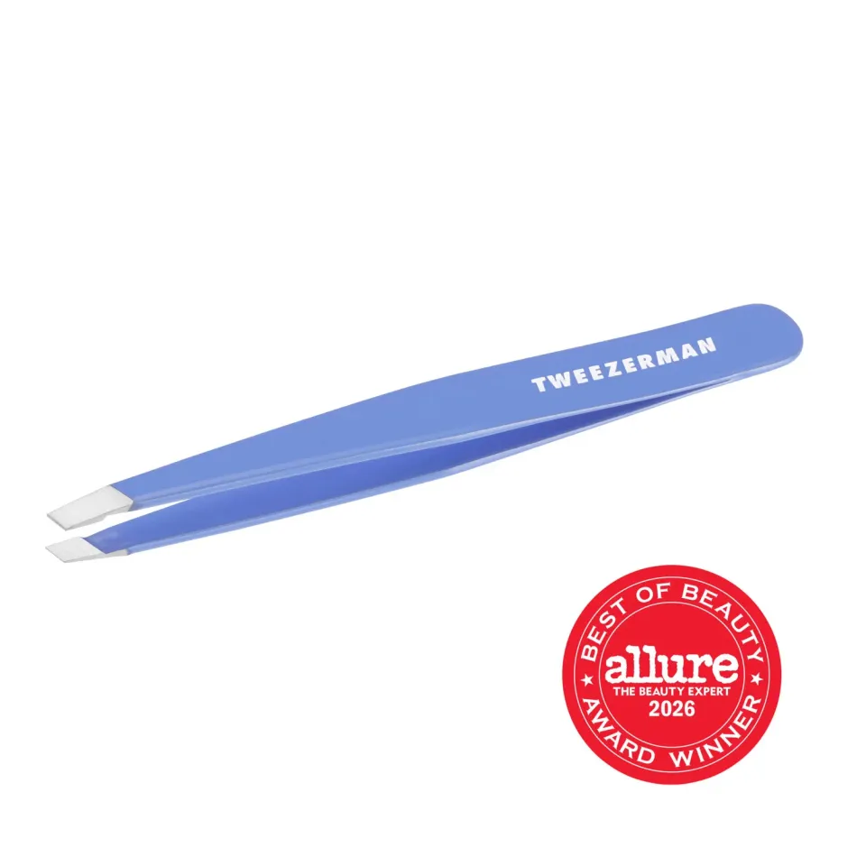 Tweezerman Lapis Blue Slant pincett sned