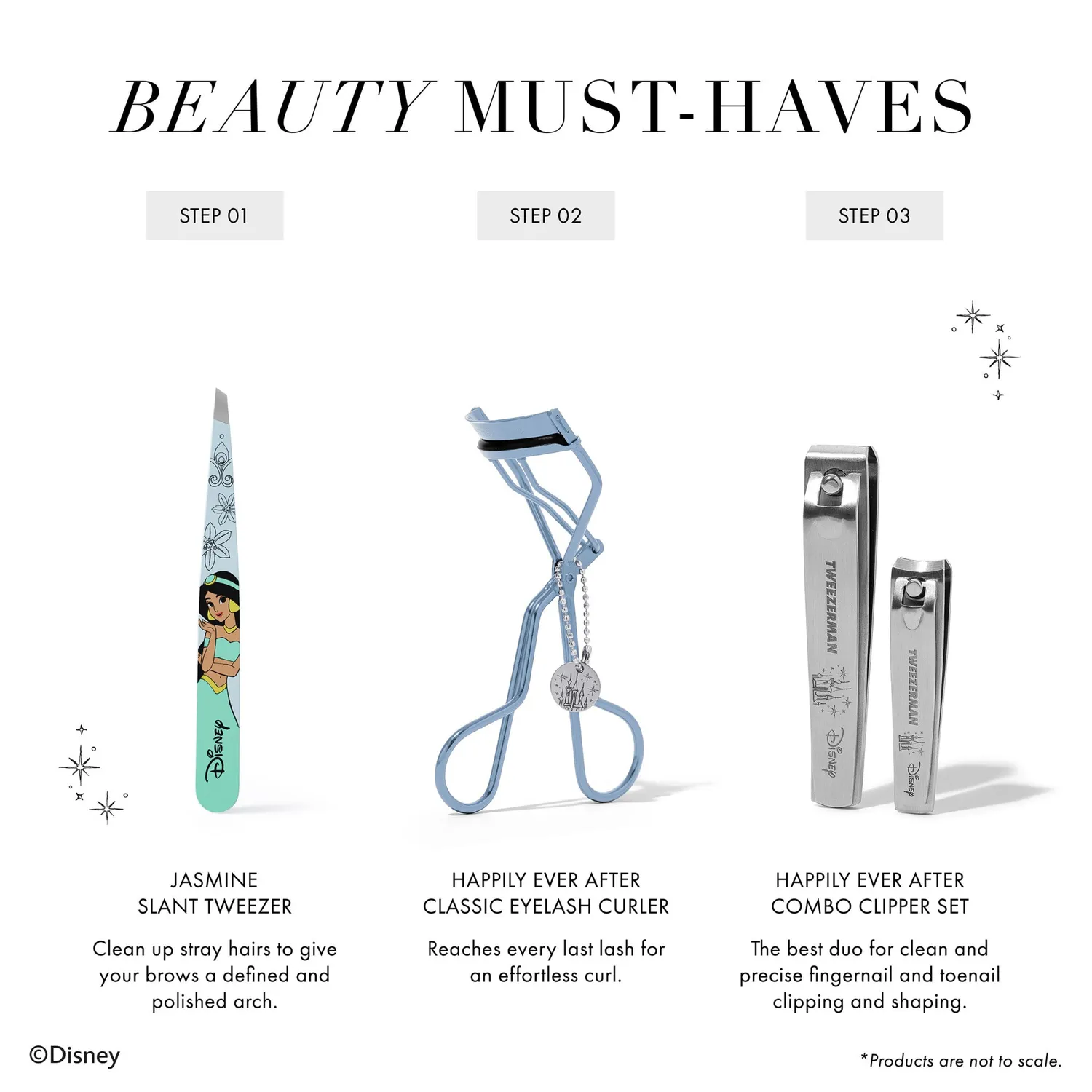 Tweezerman Disney's Jasmine Slant Tweezer pincett sned