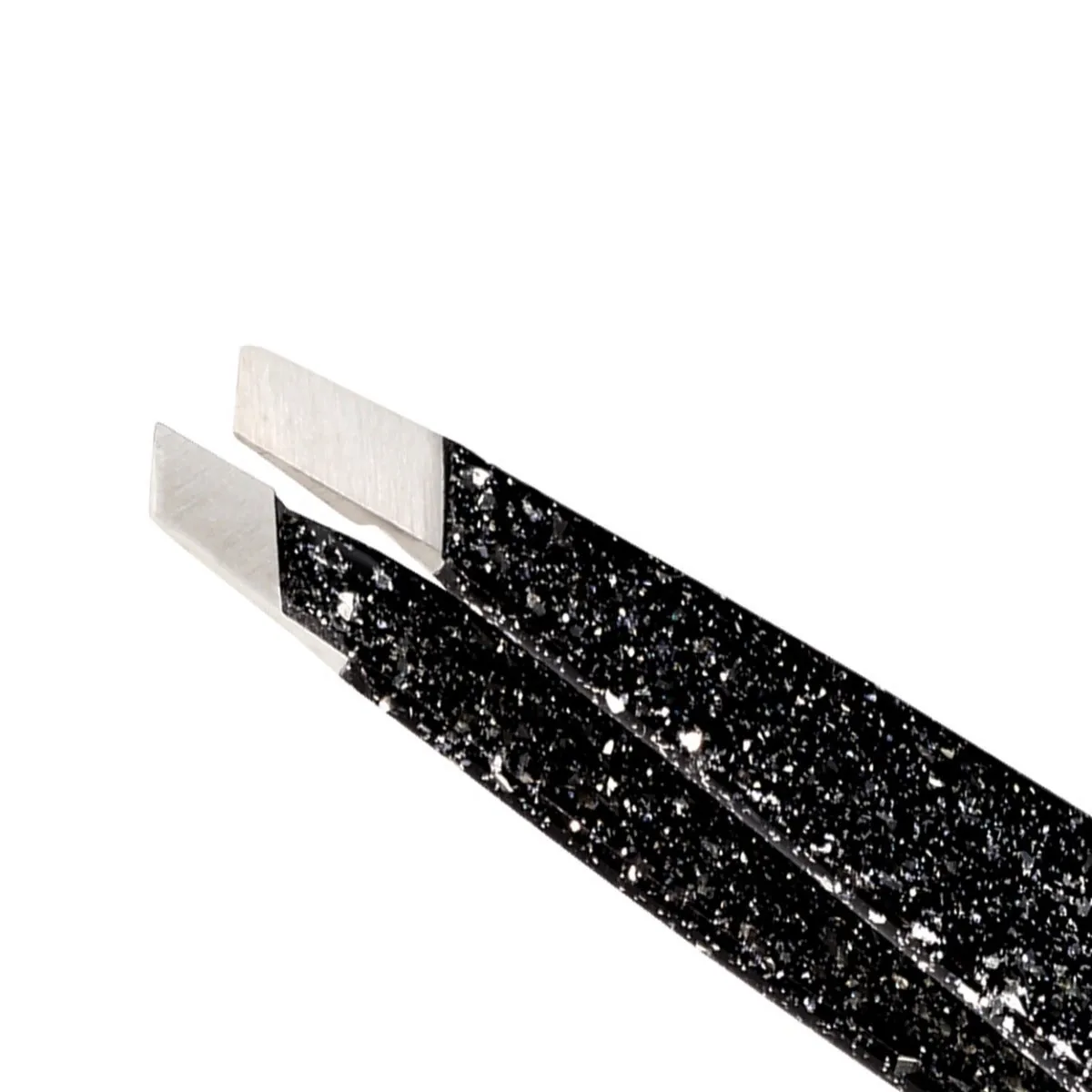 Tweezerman Mini Oval Slant pincett glitter