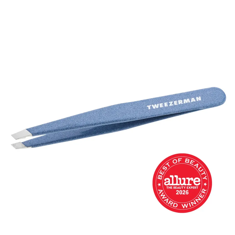 Tweezerman Granite Sky Slant Tweezer pincett gråblå