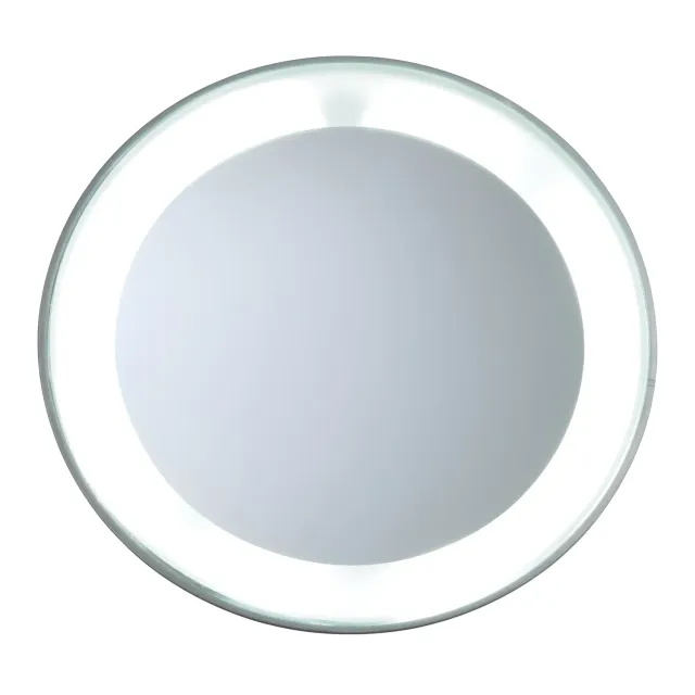 Tweezerman LED 15X förstoringsspegel med sugpropp klar