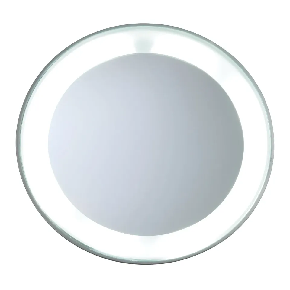 Tweezerman LED 15X förstoringsspegel med sugpropp klar