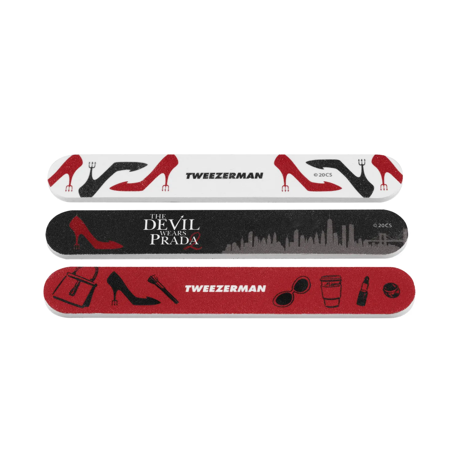 Tweezerman The Devil Wears Prada 2 nagelfil 3-pack